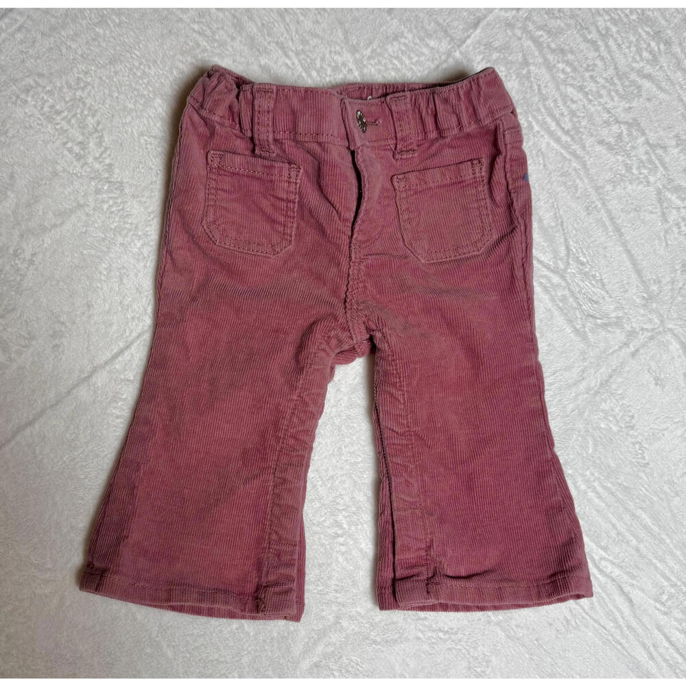 Pink GAP Toddler Corduroy Bell Bottom Pants – Size 6–12M